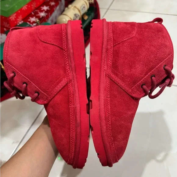 UGG Kids Red Boots - Picture 2 of 6